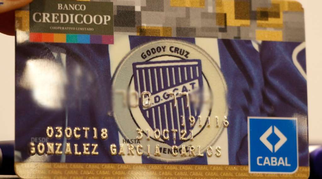 Godoy Cruz presentó su tarjeta de credito
