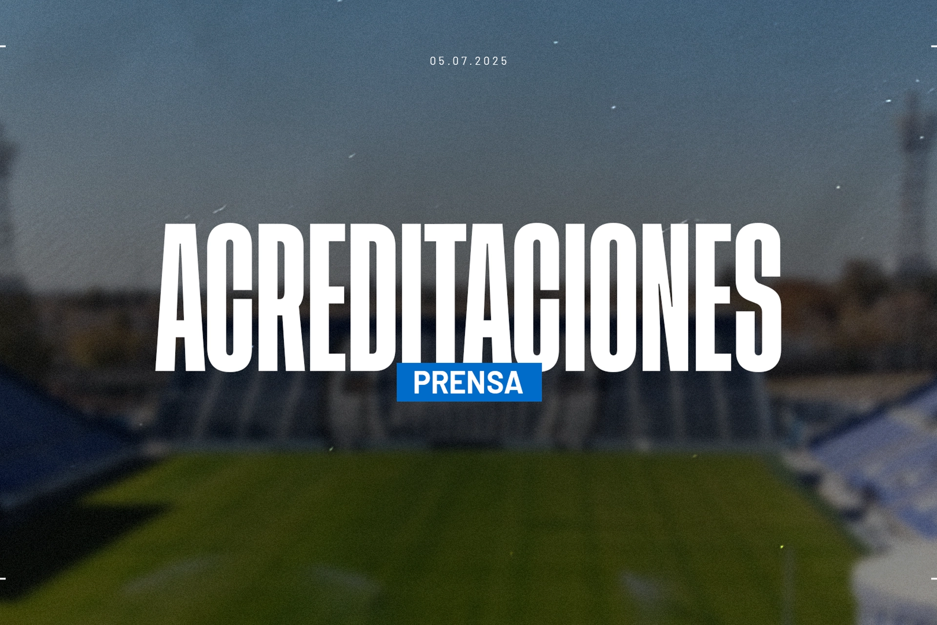 Acreditaciones de prensa para la reinauguración del Feliciano Gambarte